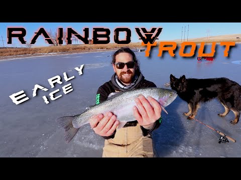 Early Ice Trout Fishing