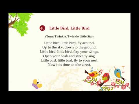Little Bird, Little Bird |  Rhymes for Junior Kindergarten (4-5 Years old) | Podar Prep Preschool