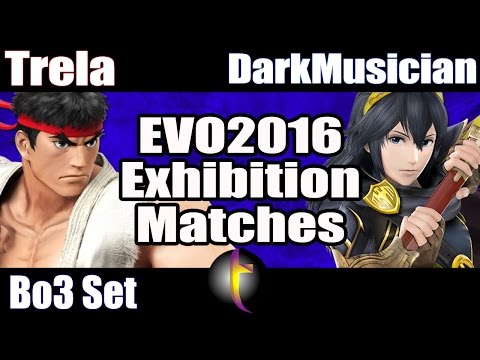EVO 2016: SSB Wii U - Bo3 Set - Trela vs DarkMusician