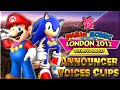 All Announcer Voice Clips Mario Sonic At The London 2012 Olympic Games Runblebee