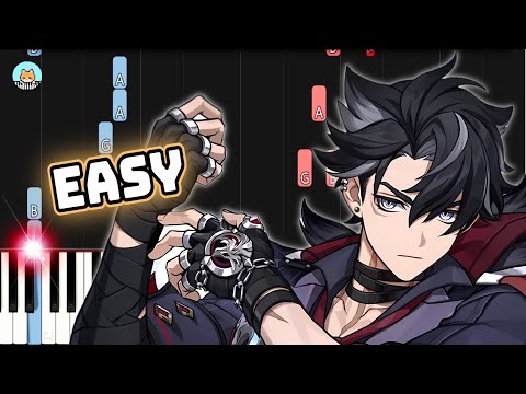 Genshin Impact Demo - "Wriothesley: Art of Improvisation" - EASY Piano Tutorial & Sheet Music