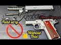 Kimber Ultra Carry ii field strip & reassemble without takedown tool