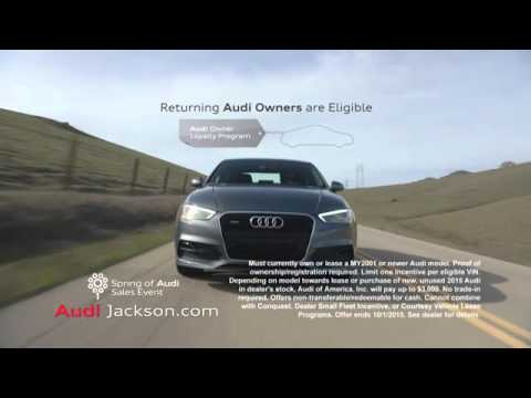 The Spring of Audi Sales Event at the All New Audi Jackson