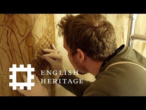 朗索普塔。牆繪保護 (Longthorpe Tower: Wall Painting Conservation)