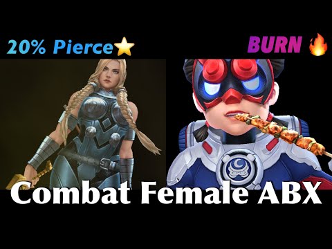 Crescent & Valkyrie | Combat Female ABX (Burn)
