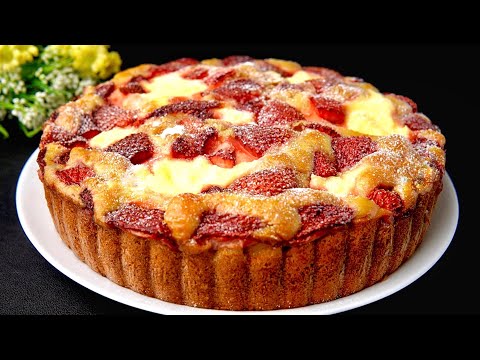 Чувена италијанска торта од јагода за неколико минута! Једноставно и укусно!