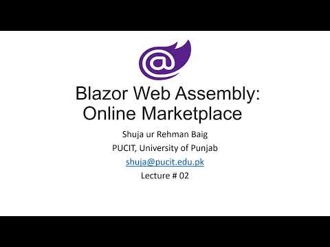 02 Blazor WebAssembly Project:  Create Login, Dashboard, UpdateProduct Component from HTML Pages