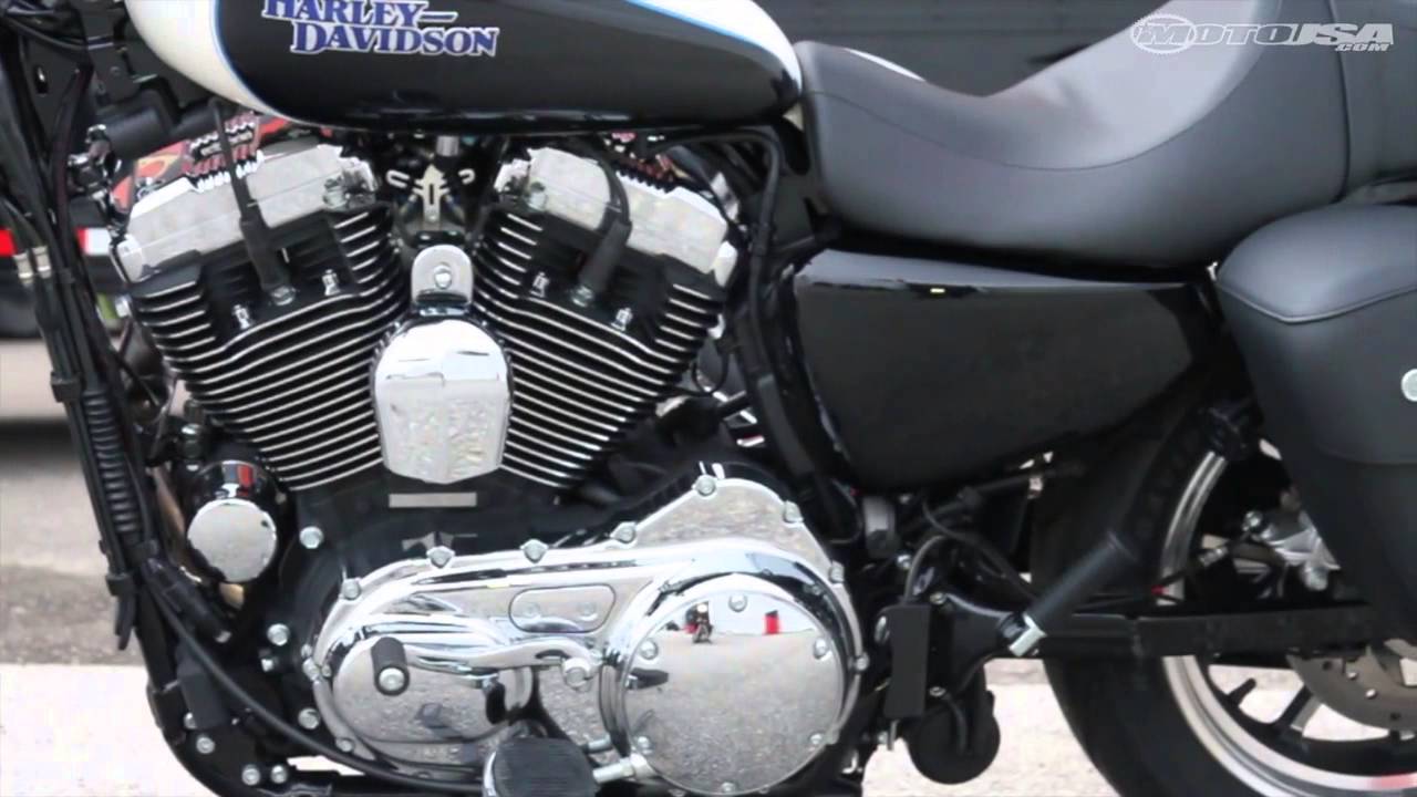 2014 Harley-Davidson SuperLow Sportster 1200T First Ride - MotoUSA