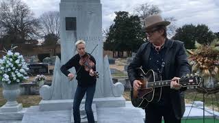 Chuck Mead & Renae Truex at Hank's Grave