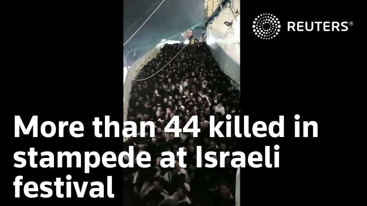 More than 44 killed in stampede at Israeli festival - YouTube