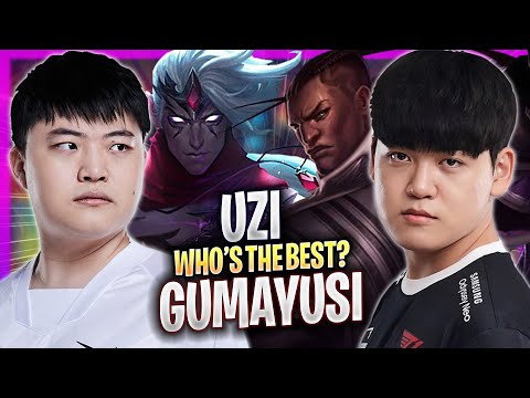 GUMAYUSI vs UZI 😱WHO IS THE BEST?🤔! - T1 Gumayusi Plays Lucian ADC vs Uzi Varus! | Season 2023