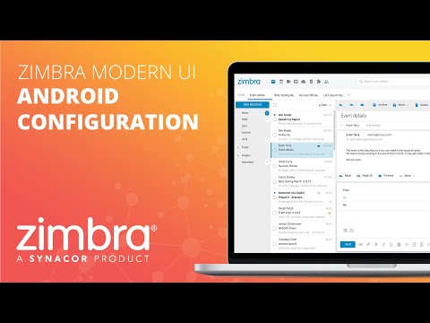 Zimbra Modern Ui Demo Android Configuration