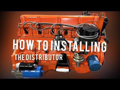 How to Installing the Distributor on Chevrolet inline six engine
