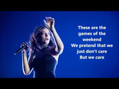 Lorde - Sober lyrics