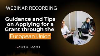 👉 EU Grants Made Easy (Step-by-Step) | How to Actually Get Funded in 2