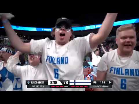 Suomi - Serbia EM Koripallo 2025 kooste