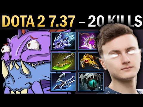 Slardar Gameplay Miracle with 20 Kills and Harpoon - Dota 2 7.38