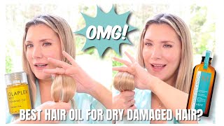 OLAPLEX No7 VS MOROCCANOIL: WHICH IS THE BEST HAIR OIL FOR DRY, DAMAGED, FRIZZY, LONG HAIR?
