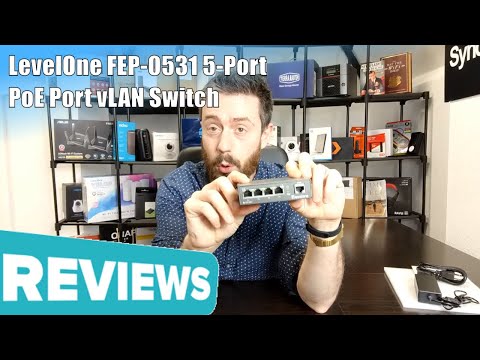 Šakotuvas Level One Jungiklis LevelOne FEP- 1612W120 video