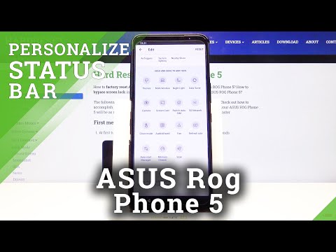 How to Adjust Notification Bar Icons on ASUS ROG Phone 5 – Status Bar Icons