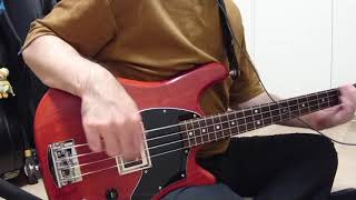 [Bass cover] Jeff Beck - Let Me Love You with Serek Midwestern 2 Flatwound ベース弾いてみた