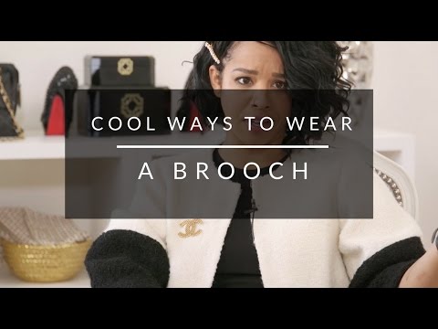 Cool ways to wear a brooch