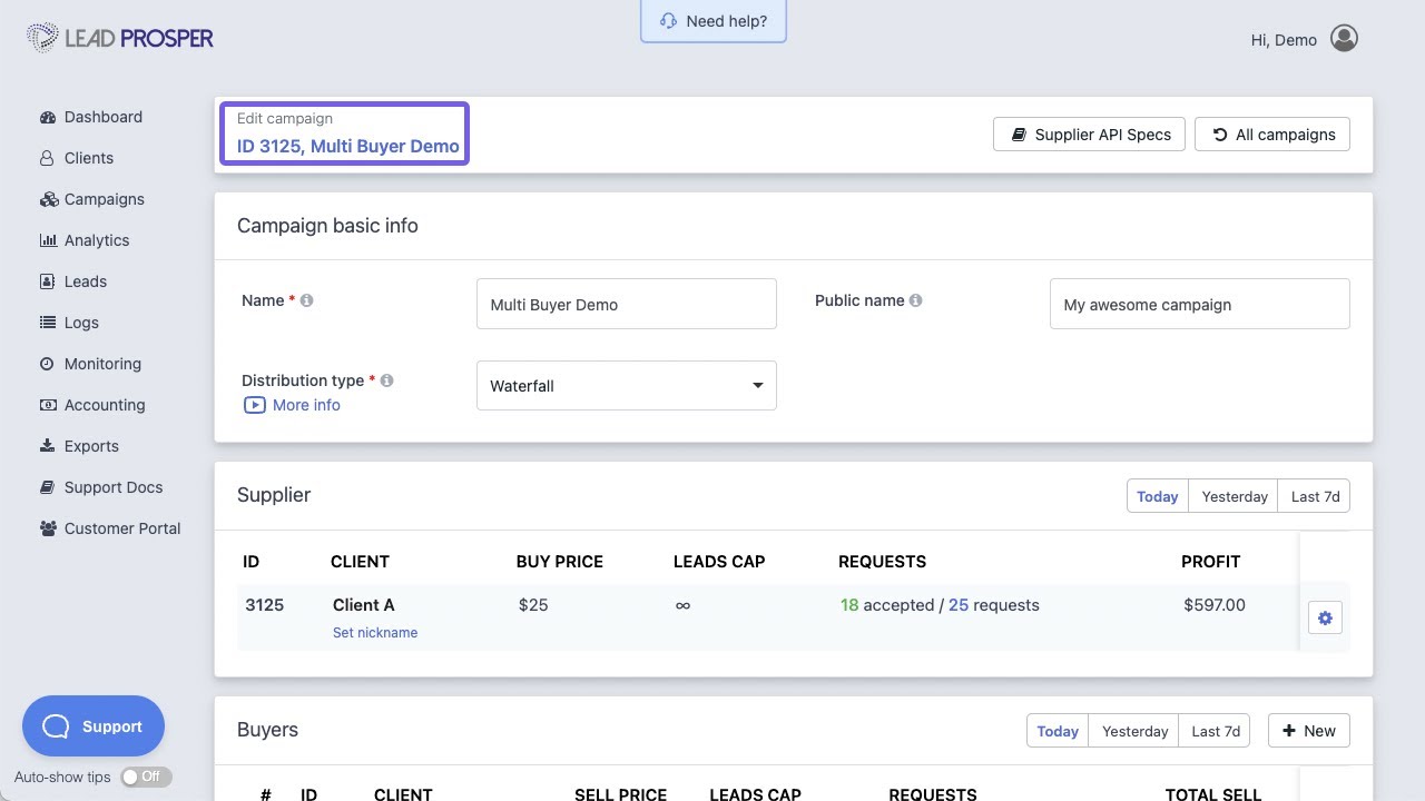 (Updated) Lead Prosper Campaign Setup Tutorial