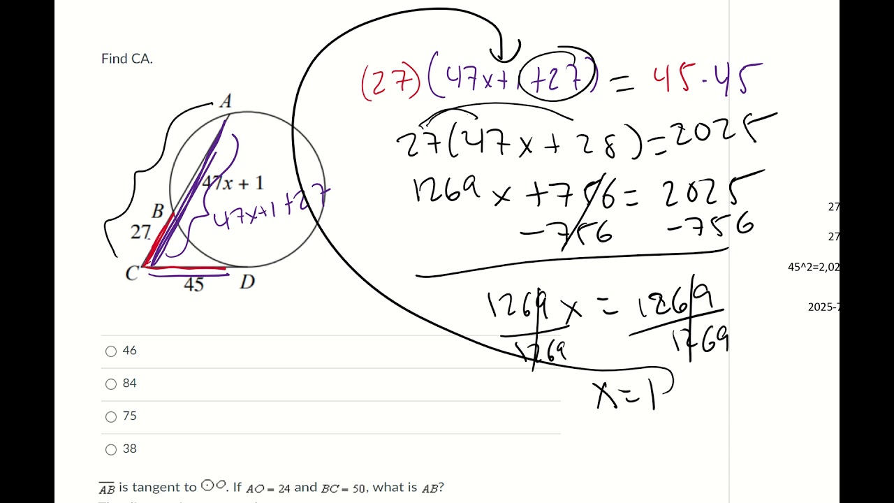 Geometry Chapter 10 Test