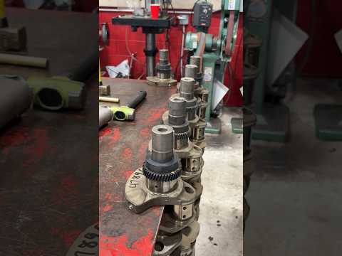 Duramax crankshaft repair that was supposed to be done at factory. We fix it Correctly with a keyway