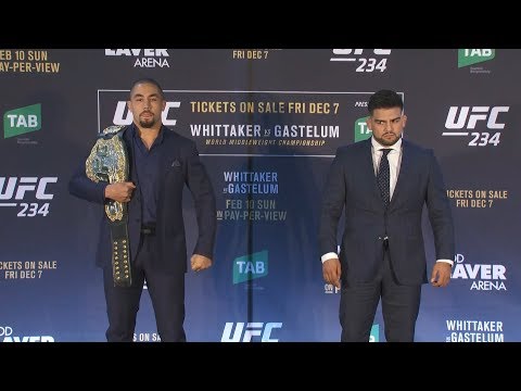 Robert Whittaker & Kelvin Gastelum Issue Statements On UFC 234 Main Event Cancellation