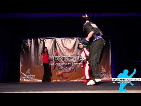 Drew Beatty vs Ashley Christensen - Womens Sparring Final - Compete Internationals 2015
