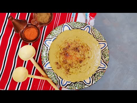 Bissara marocaine | Soupe de fèves et pois cassés 🥣