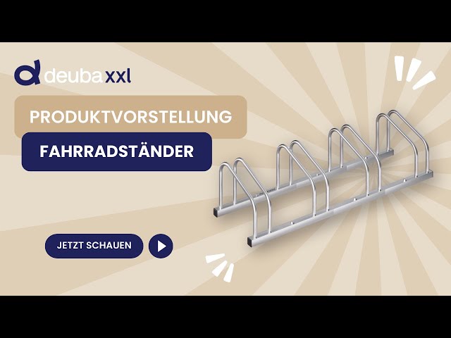 Video Teaser für MONZANA® Fahrradständer 4er 120x32x27cm