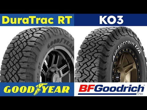 Goodyear Wrangler DuraTrac RT vs BFGoodrich All-Terrain TA KO3
