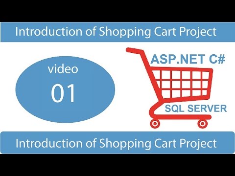 introduction of shopping cart project in asp.net