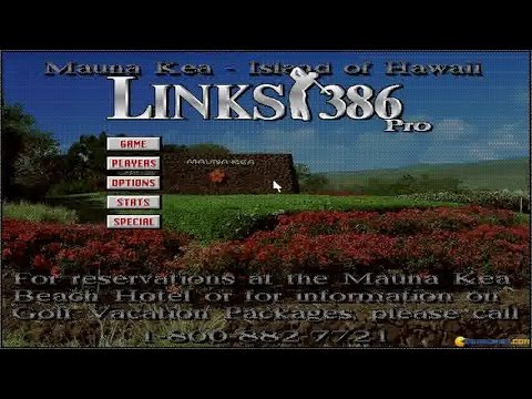 Links 386 Pro gameplay (PC Game, 1992)
