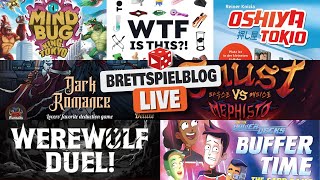 LIVE Oshiya Tokio, Werwolf Duel, Faust vs. Mephisto, Star Trek Lower Decks Buffer Time, Dark Romance