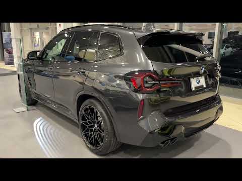 2023 BMW X3 M Competition Dark Graphite with Black Merino Lthr