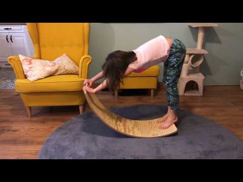 Ćwiczenia balansu z deską a'la Wobbel