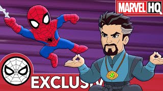 Spidey Does Sorcerer Spring Cleaning! | Marvel Super Hero Adventures - Not So Dry Cleaners | SHORT