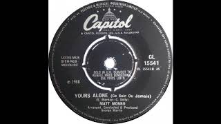Matt Monro - Yours Alone