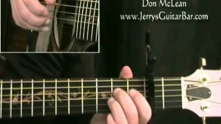 How To Play Don McLean Castles in the Air intro only