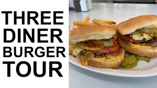 3 Classic NJ Diners & 3 Classic Cheeseburgers Tour White Mana, Miss America and White Rose System