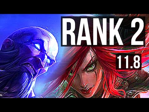 RYZE vs KATARINA (MID) | Rank 2, Rank 1 Ryze, 7/1/8, Dominating | TR Challenger | v11.8