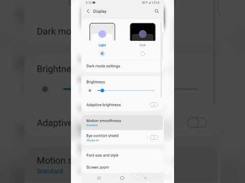 How to Change Refresh Rate in Samsung Smartphones. #shorts #samsung
