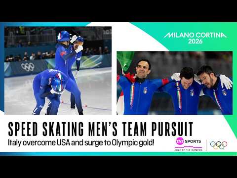 Italy STUN USA in Speed Skating Men's Team Pursuit 🇮🇹🔥 | Winter Olympics 2026