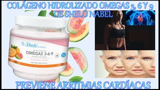 COLÁGENO HIDROLIZADO OMEGAS 3, 6 Y 9