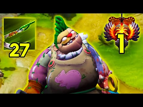 TOP 1 Rank picks Pudge for FUN and DESTROYS everyone