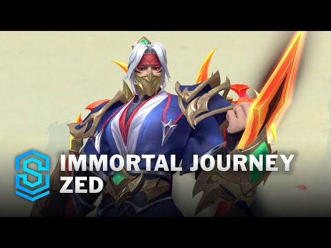 Immortal Journey Zed Wild Rift Skin Spotlight