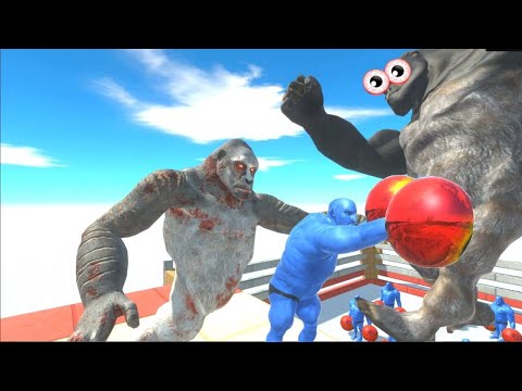 OLD GORO THROWS UNITS FOR HILL GIANT AVATAR BOXER  - ANIMAL REVOLT BATTLE SIMULATOR